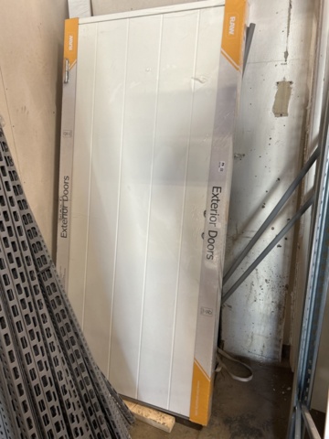 1337486-1 Ytterdörr med karm - RAW Ella 10x21V Vit (Vänsterhängd)