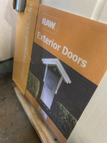 1337486-3 Ytterdörr med karm - RAW Ella 10x21V Vit (Vänsterhängd)