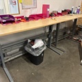 1349289-2 Height-adjustable work tables - 2 pieces