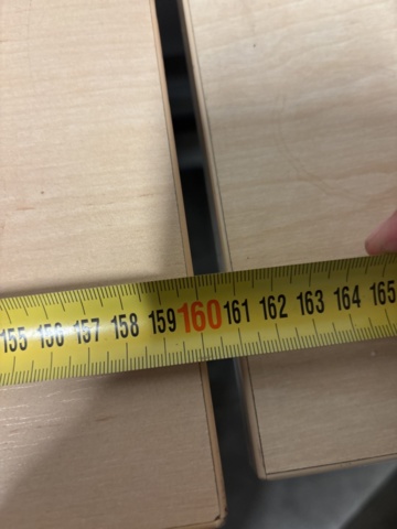 1349289-7 Height-adjustable work tables - 2 pieces