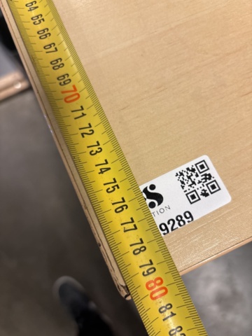 1349289-8 Height-adjustable work tables - 2 pieces