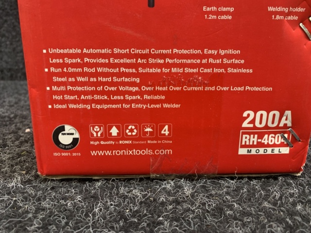 1370600-6 Welding inverter RH-4604 - Ronix Tools