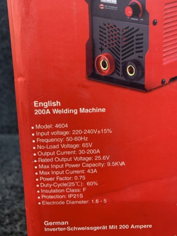 1370600-9 Welding inverter RH-4604 - Ronix Tools