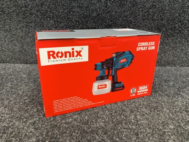 1370601-8 Battery-powered paint sprayer 8604 - Ronix Tools