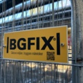 1337504-4 Byggstaket ca 40st sektioner - BGFIX