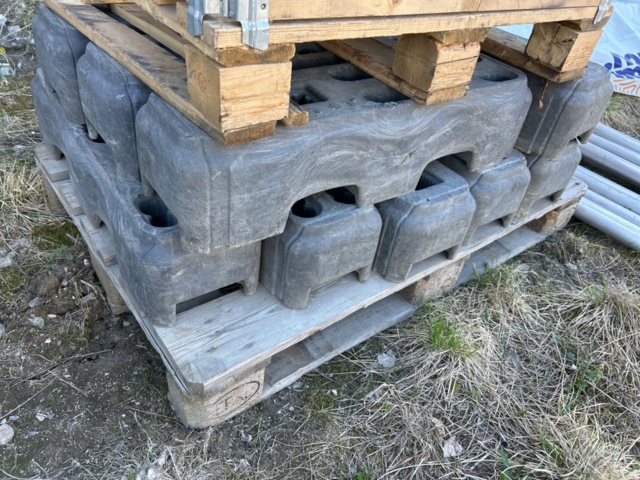 1337504-9 Byggstaket ca 40st sektioner - BGFIX