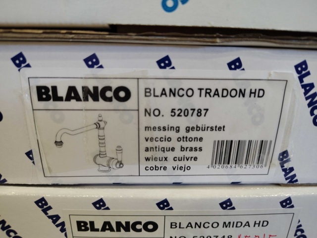 1369392-2 Kitchen faucet - Blanco Tradon, polished brass, single lever faucet