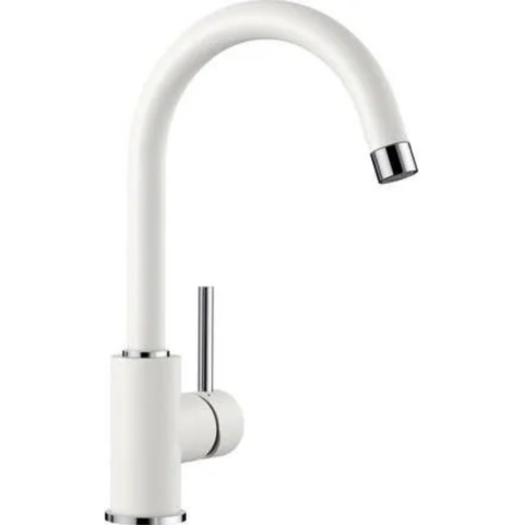 1369380-1 Kitchen faucet - Blanco Mida, silgranit white, single-lever faucet