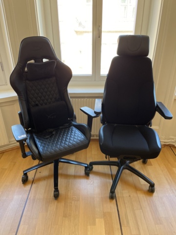 1303719-14 Gaming chair/office chair x2 units - HyperX & BE-GE