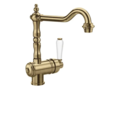 1369392-1 Kitchen faucet - Blanco Tradon, polished brass, single lever faucet