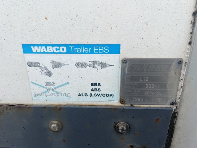 1243976-10 Skåptrailer - Närko D2YW13L12 -2012