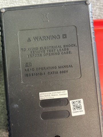 1332757-4 Insulation meter - UNI-T UT501A