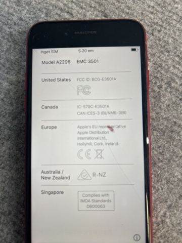 1332761-3 Mobile phone - Apple iPhone SE (2nd generation)