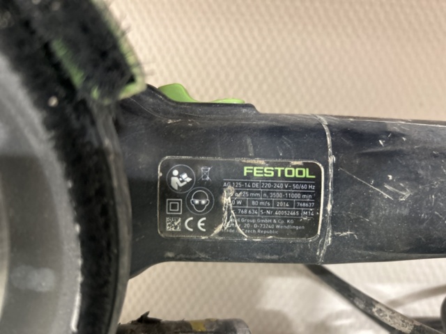 1337603-5 Concrete grinder - Festool DSG-AG 125 Plus