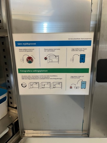 1255154-9 Bakteriekamera för mjölkprov med värmeskåp