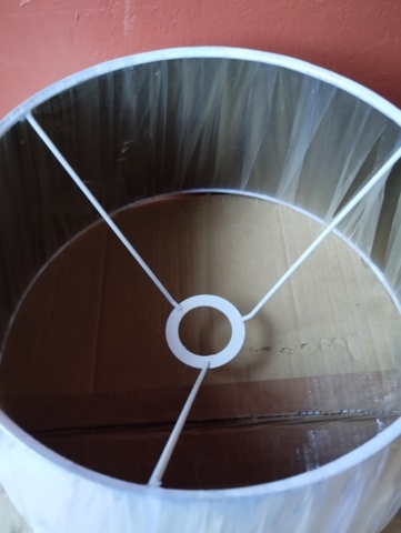 1374160-2 2 white lampshades