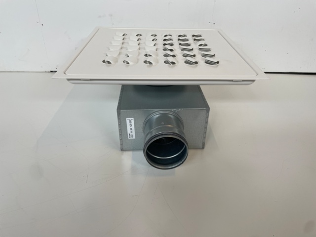 Supply air diffuser with connection box 125-200, 11 pcs. - PS Auction ...