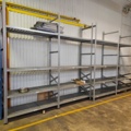 1368778-4 Lagerhyllor ca 28 sektioner för demontering