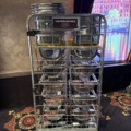 1355062-2 Stainless steel buffet containers, approx. 10 pieces including trolley