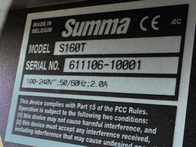1297379-7 Cutting plotter Summa S 160 T – professional vinyl cutter