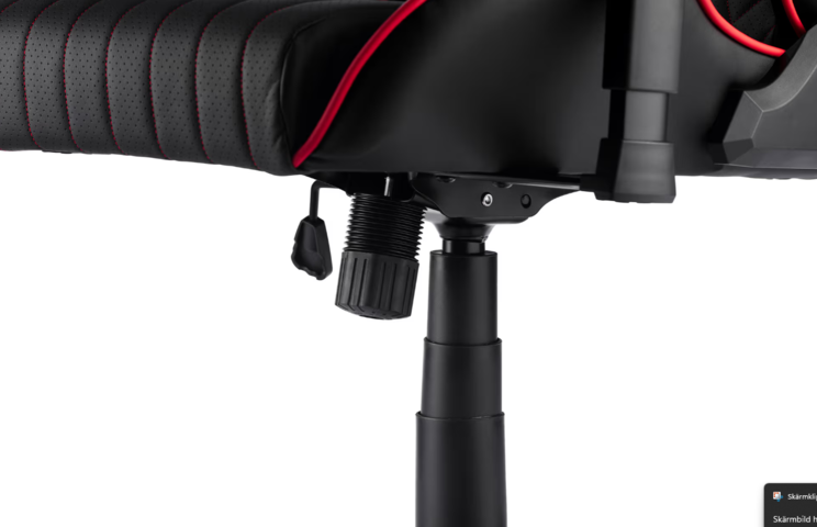 1375922-4 Gaming chair - HyperX, lumbar and neck cushion, tilt 135°, height-adjustable armrest, PU upholstery