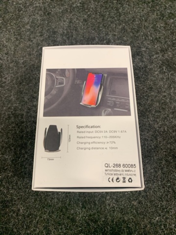 1374342-3 Mobile phone holder with wireless fast charging - automatic