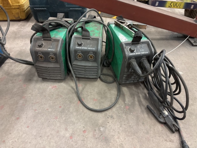 1370026-1 Welding machines 3 pcs - Migatronic Focus Stick 120 E PFC