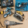 1130906-14 Collection of power tools and accessories - Makita, Bosch, DeWalt and others.