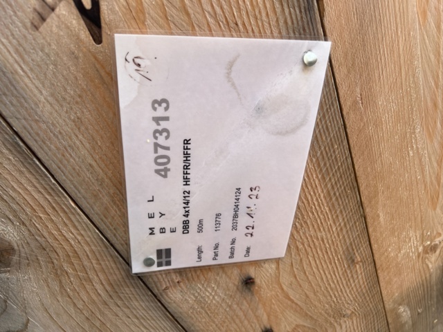 1268192-4 Mikrorör 500m Melbye DBB 4x14/12 HFFR/HFFR