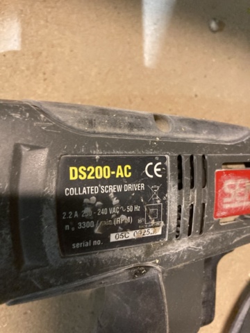 1377627-6 Automatic screwdriver - Senco DuraSpin DS200-AC