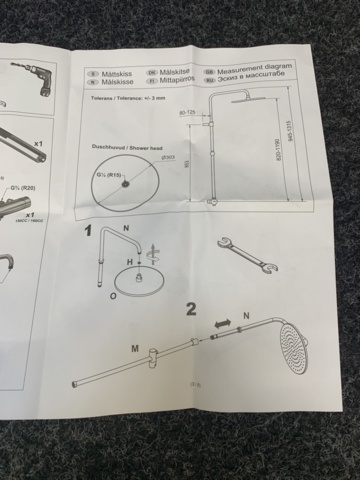 1371736-4 Duschset Svedbergs T Lojsta svart