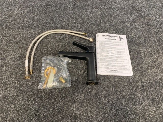 1371769-4 Sink mixer Svedbergs Twit matt black