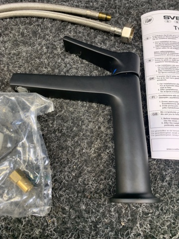 1371769-5 Sink mixer Svedbergs Twit matt black
