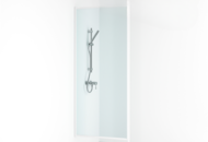1371912 Shower screen Svedbergs Ritual Fast 75 white/clear glass