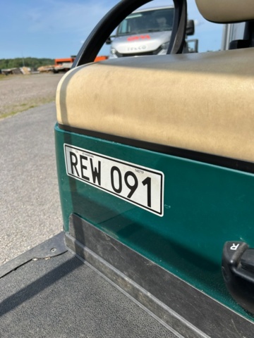1343747-14 Golfbil Club Car Precedent 2016 med GPS och laddare