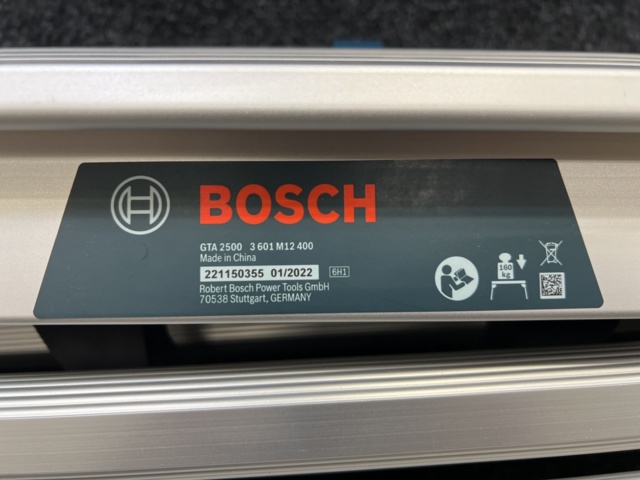 1378710-4 Workbench Bosch GTA 2500 Compact