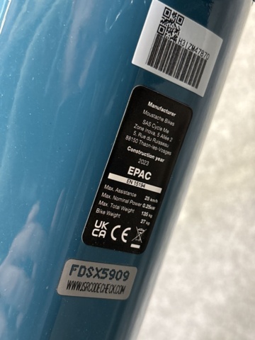 1303857-15 Electric bike, Mustache Hybrid Xroad 2