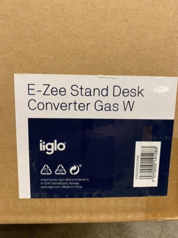 1379519-3 Ergonomisk höj- och sänkbart skrivbord iiglo - Vit