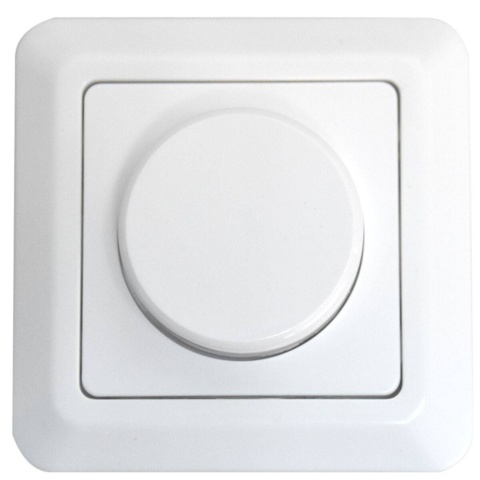 1380193-1 Dimmer 10 st - Grunda,  utanpåliggande elektronisk 20–300 W vit modell