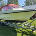 1373405-7 Kabinbåt Ockelbo C20 med trailer