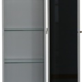1380842-2 Revel white display cabinet 200x40 cm - Tinted glass