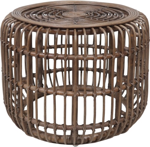 1380981-1 Edsta coffee table set Ø60/45 cm - Brown