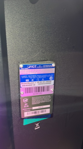 1380582-2 Slot machine IGT Crystal dual (2016)