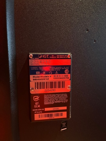 1380587-2 Slot machine IGT Crystal dual – King of Macedonia (2016)