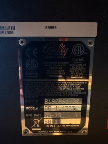 1380606-2 Slot machine WMS Twinstar J43 – Rocky the man (2019)