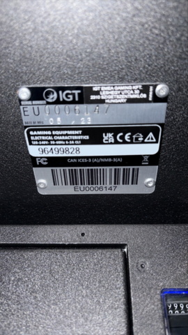 1380649-2 Slot machine IGT Peak slant 49 (2023)