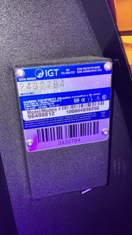 1380719-2 Slot machine IGT Crystal curve – Ocean magic grand (2018)