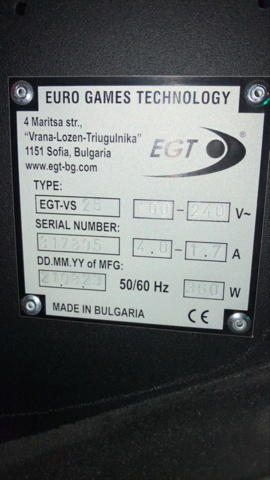 1380731-2 Slot machine EGT G32/32 VIP – Green general (2023) + VIP chair