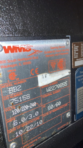 1380755-2 Slot machine WMS Blue bird 2 – Gorilla chief (2010)