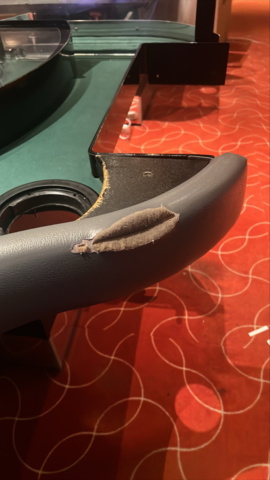 1380384-3 Roulettebord – right-handed, 283 × 167 cm